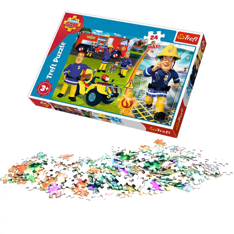Sam a tűzoltó maxi kirakós 24 db-os - Fireman Sam puzzle