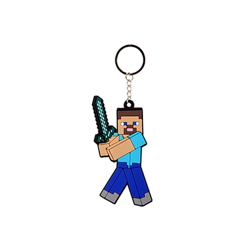 Minecraft Alex kulcstartó - karddal  