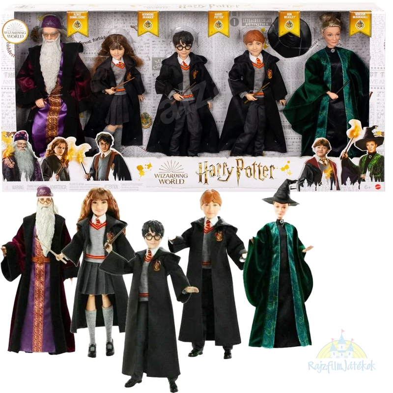 Harry Potter 5 db-os prémium minőségű figura szett - Harry Potter figurák