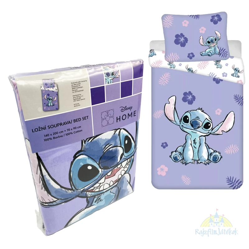 Lilo és Stitch ágyneműhuzat szett - Stitch ágynemű