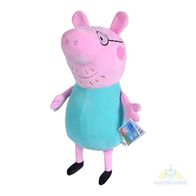 Peppa Papa malac plüssfigura 28 cm 