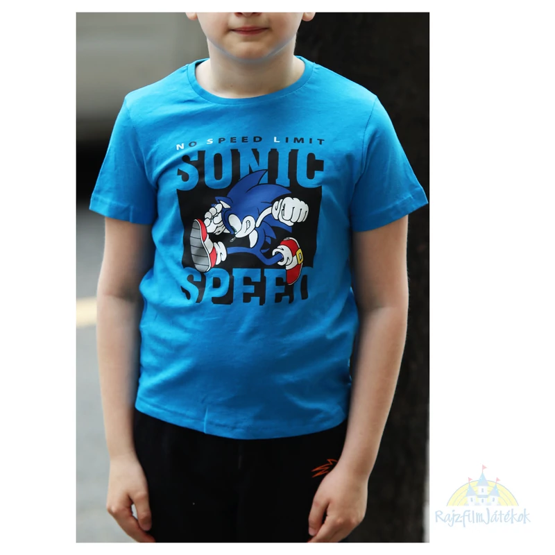 Sonic gyerek póló több méretben
