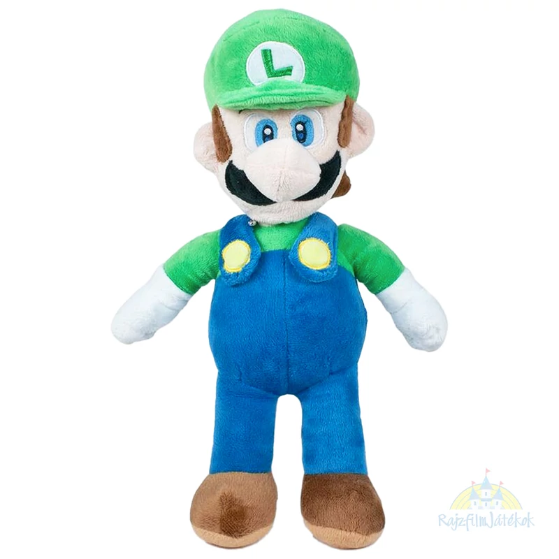 Szuper Márió Luigi plüssfigura 60 cm