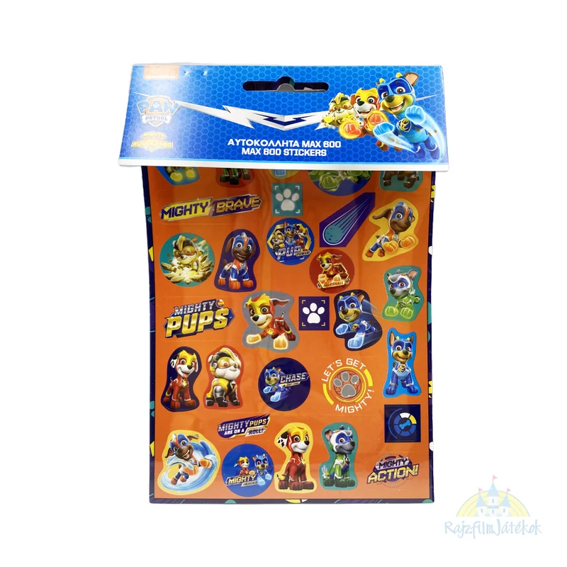 Mancs őrjárat 600 db-os matrica szett - Paw Patrol matrica