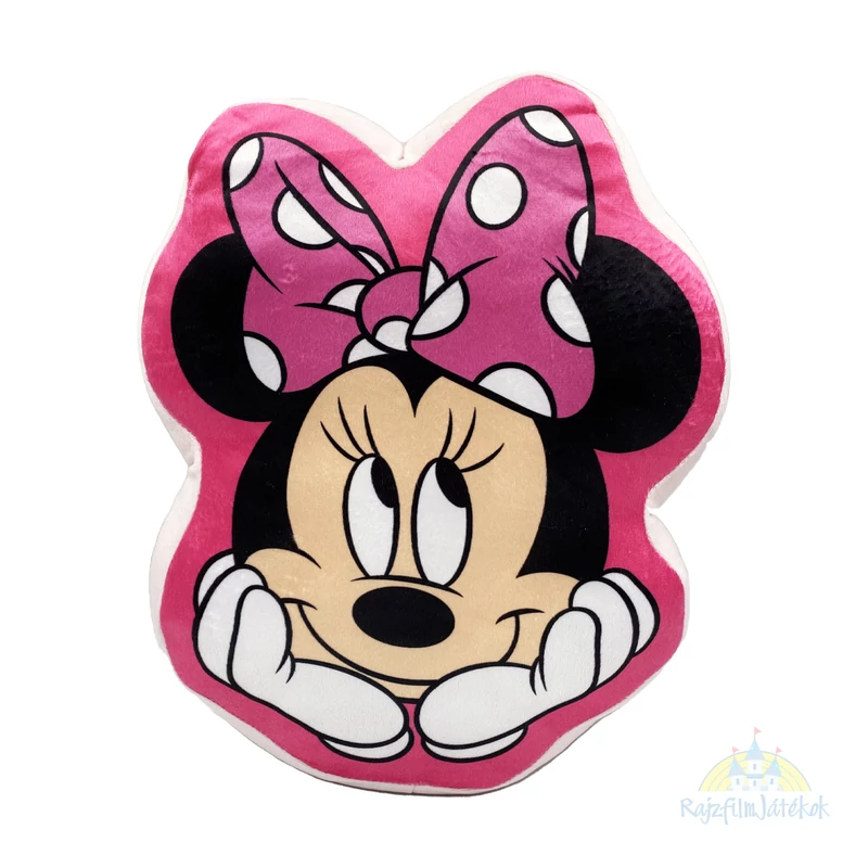 Minnie egér alakú mosható puha párna - Minnie Mouse díszpárna
