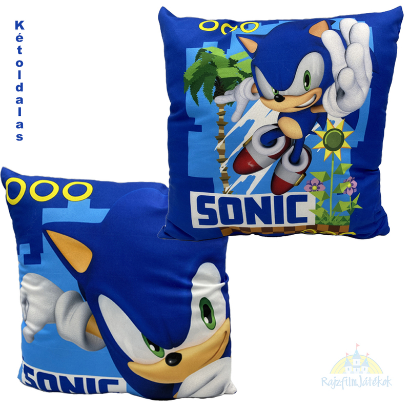 Sonic párna - kétoldalas