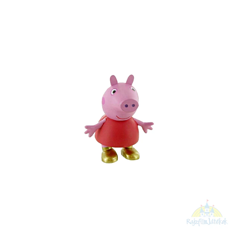 Peppa malac figura 5 cm -arany bakancs