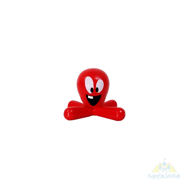 Pocoyo Fred polip gumírozott műanyag figura 4 cm