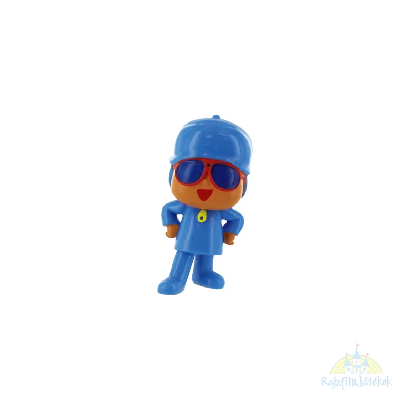 Pocoyo figura 7 cm - napszemüvegben