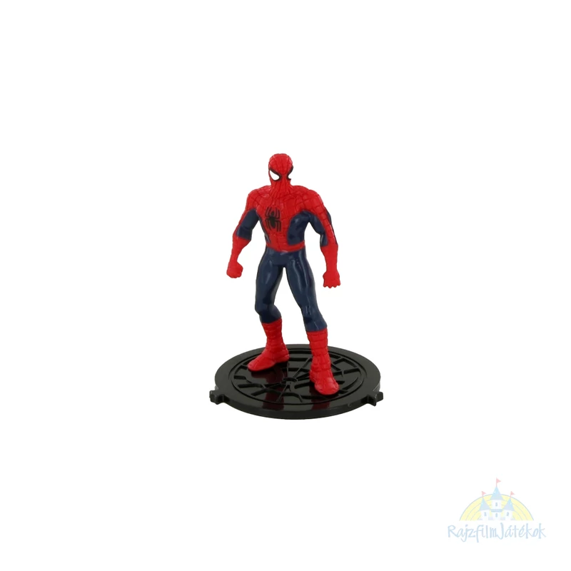 Pókember műanyag álló figura 9 cm - Spiderman figura