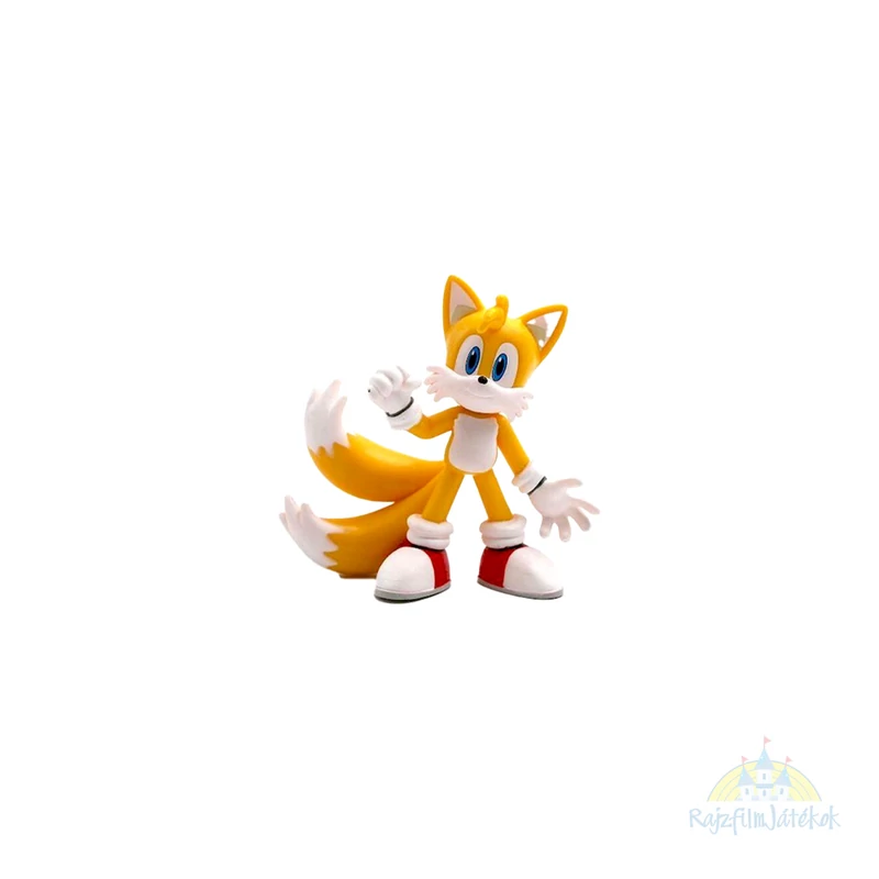 Sonic Tails prémium gumírozott műanyag figura 10 cm