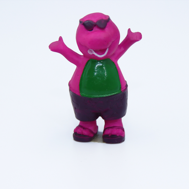 Barney napszemüvegben törékeny kerámia figura