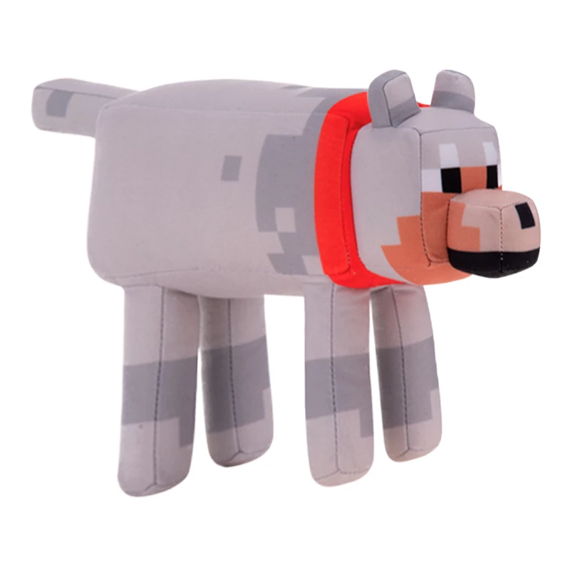 Minecraft farkas plüssfigura 38 cm  - Minecraft plüss