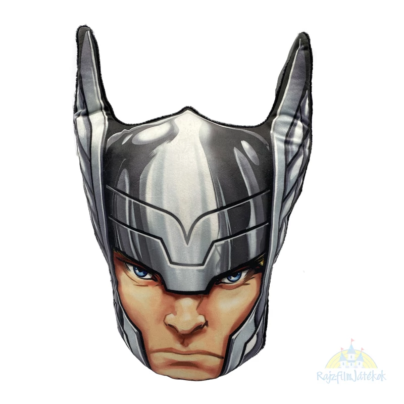 Avengers Bosszúállók Thor fej alakú mosható puha párna