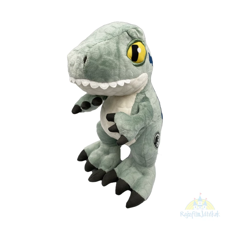 Jurassic World Raptor plüssfigura 30 cm - kék