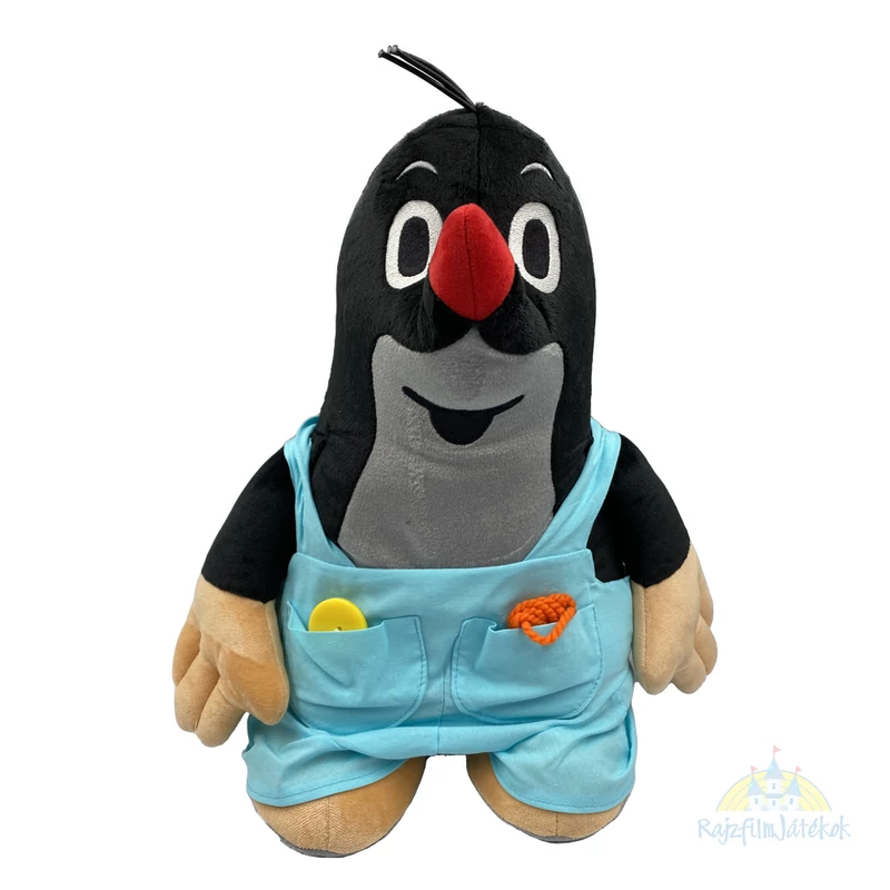 Kisvakond plüssfigura 35 cm - kertésznadrágban