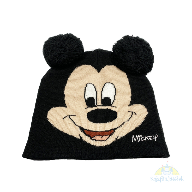 Mickey egér gyermek kötött sapka fülekkel - Mickey Mouse sapka