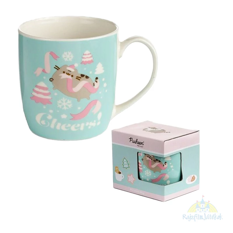 Pusheen cica kerámia bögre