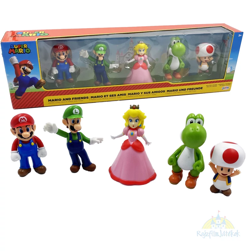 Super Mario figurák 5 db