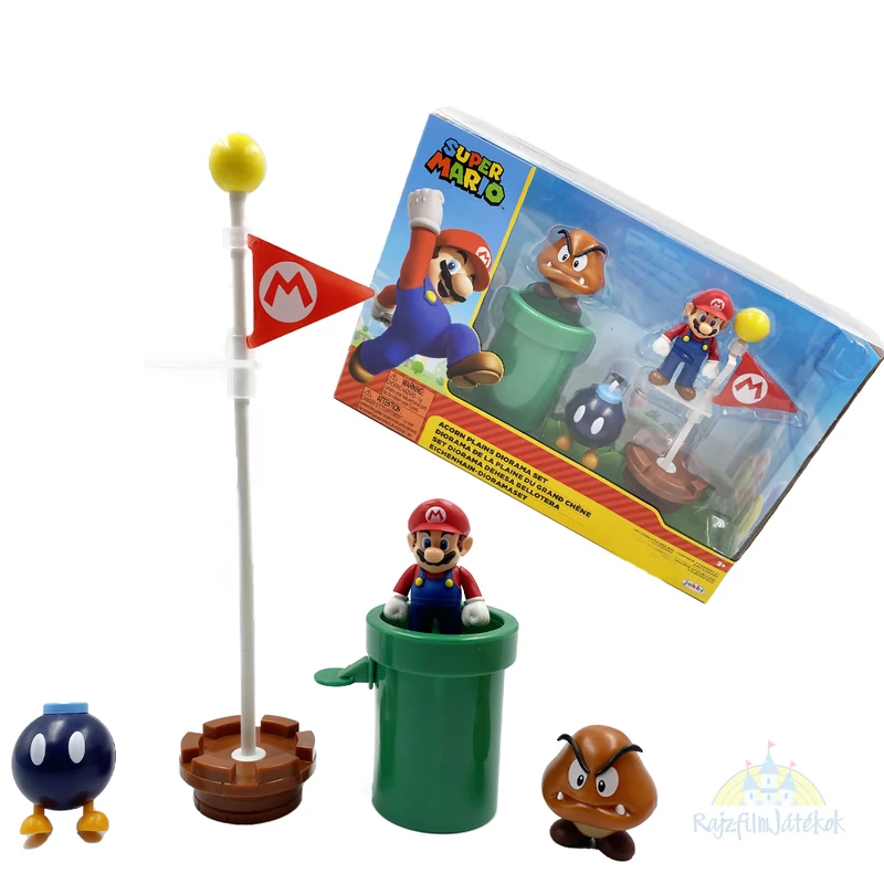 Super Mario figura - kiegészítőkkel