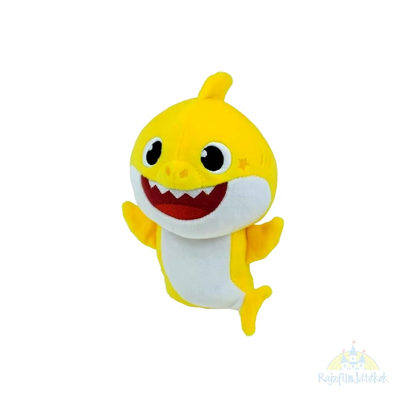 Baby Shark Bébi cápa pihe-puha kis plüssfigura 18 cm - Bébi cápa plüss