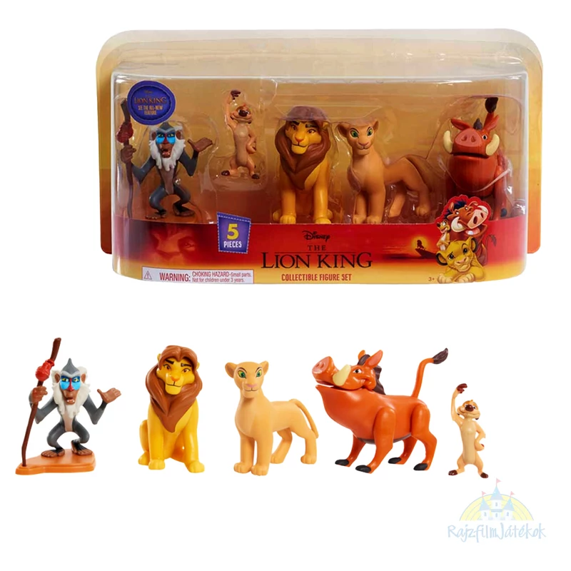 Oroszlánkirály figura szett 5 db - Lion King figura szett 