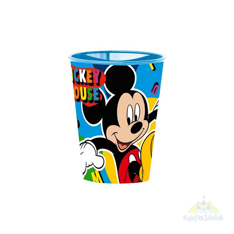 Mickey egér műanyag pohár