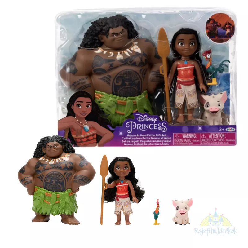 Vaiana és Maui figura - kiegészítőkkel