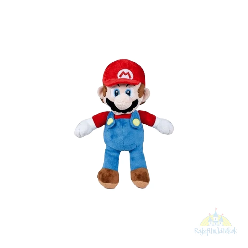 Szuper Márió kis plüssfigura 17 cm - Super Mario plüss