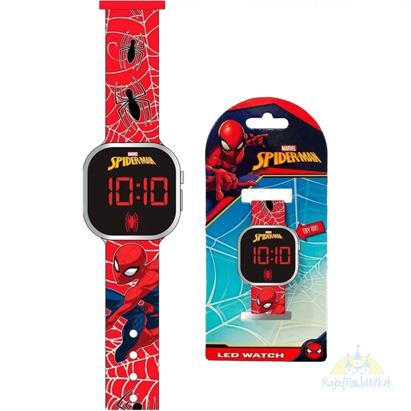 Pókember digitális világító karóra - Spiderman karóra