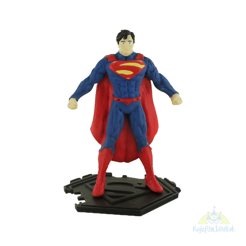 Superman gumírozott műanyag figura 10 cm - Superman figura 
