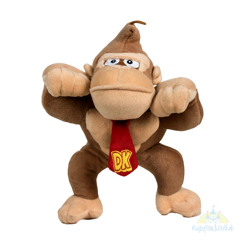 Szuper Márió Donkey Kong plüssfigura 30 cm - Donkey Kong, a gorilla plüss