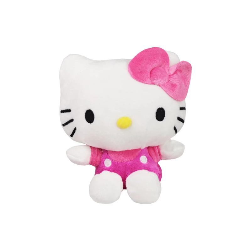 Hello Kitty puha rózsaszín ruhás plüssfigura 25 cm- Hello Kitty plüss