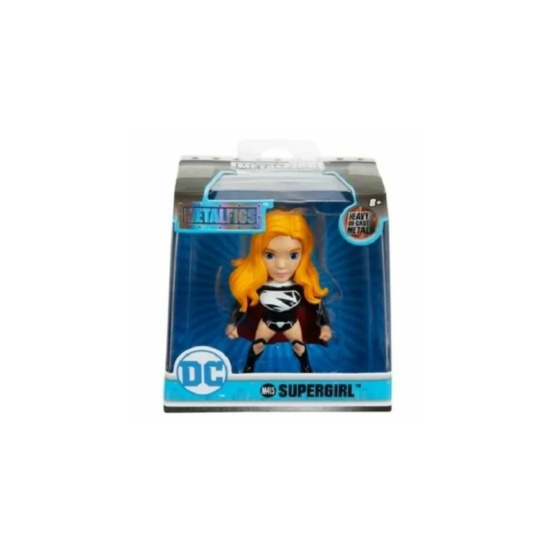 DC SuperGirl kis fém figura díszdobozban 6 cm