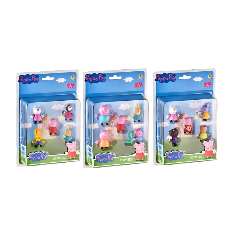 Peppa Malac figura szett nyomdákkal - sokféle - 1 db szett