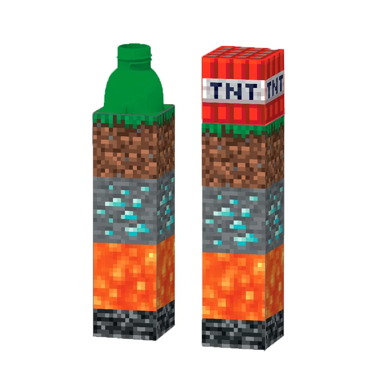 Minecraft kulacs 650 ml - prémium kivitelezés