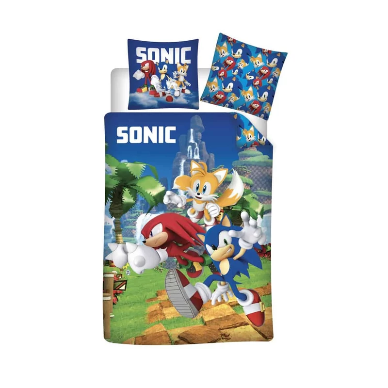 Sonic ágyneműhuzat szett - ovis méret