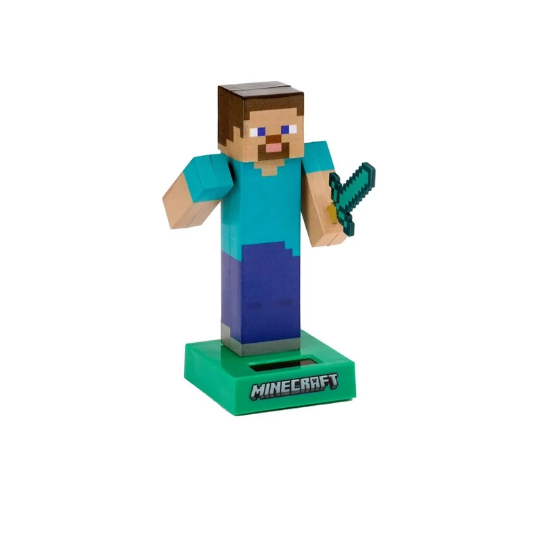 Minecraft Steve figura - napelemes örökmozgó