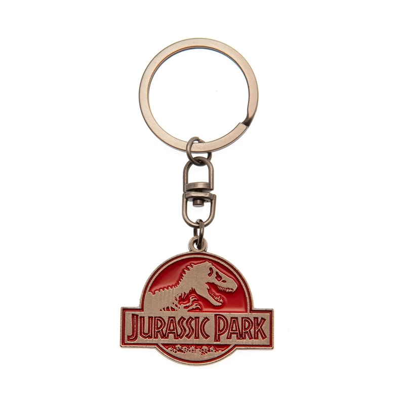 Jurassic Park kulcstartó - tartós fémből