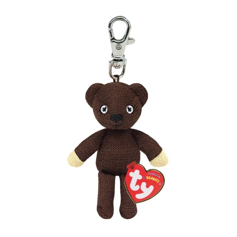 Mr. Bean Teddy macija plüssfigura 10 cm - kulcstartó