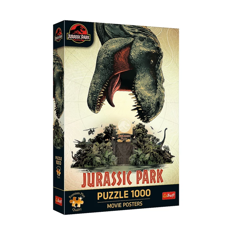 Jurassic Park puzzle 1000 db - mozi plakát méret