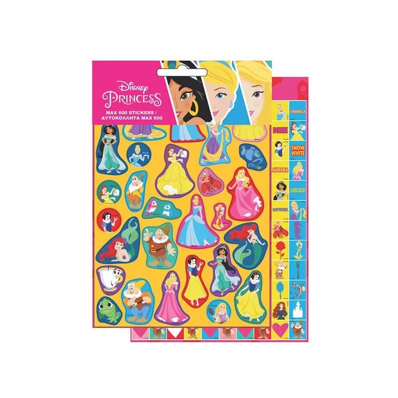 Disney Hercegnők matrica szett - 600 darabos