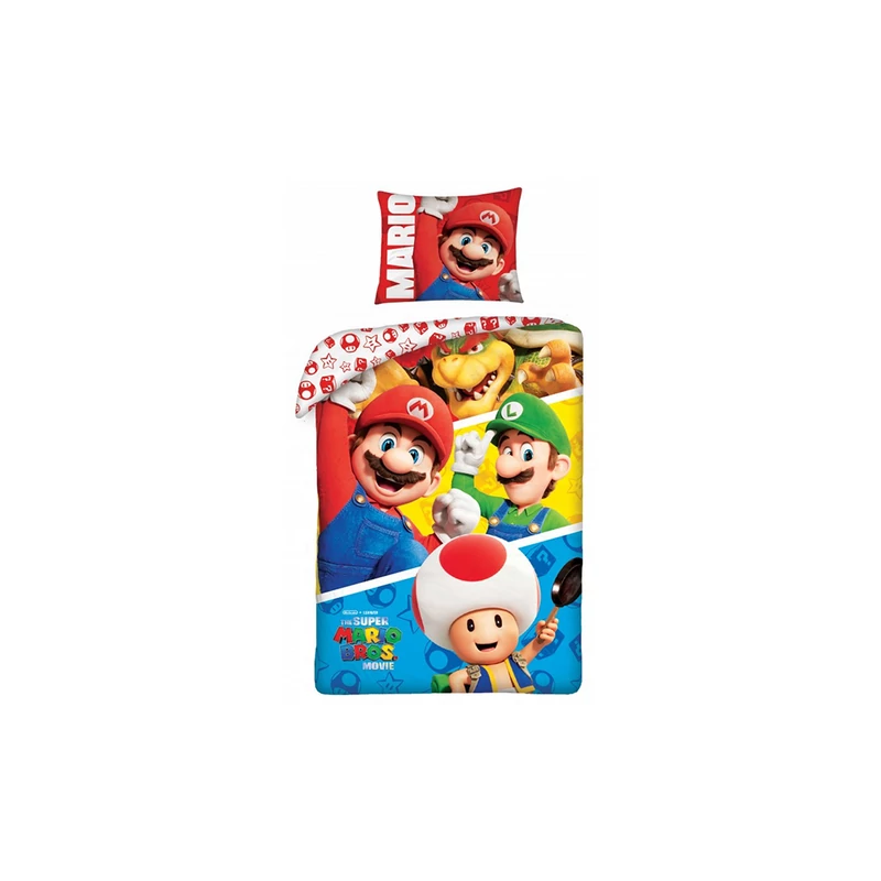 Super Mario ágyneműhuzat szett
