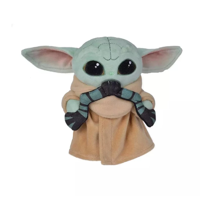 Baby Yoda plüssfigura sállal 18 cm - Star Wars