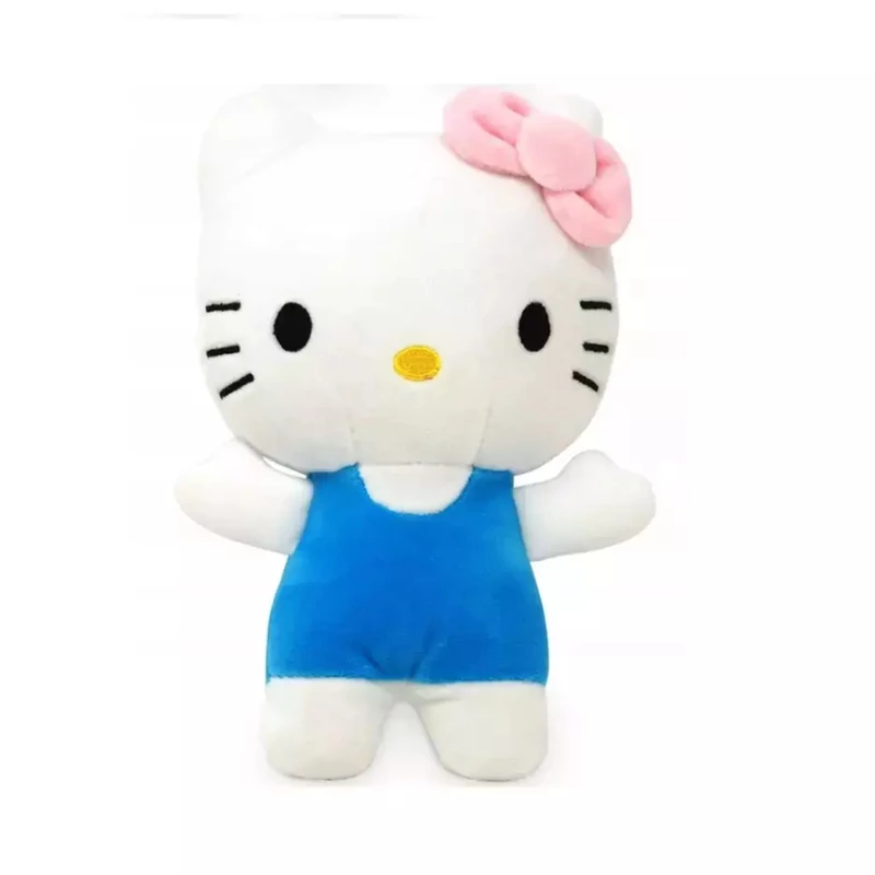 Hello Kitty plüssfigura 20 cm - kék