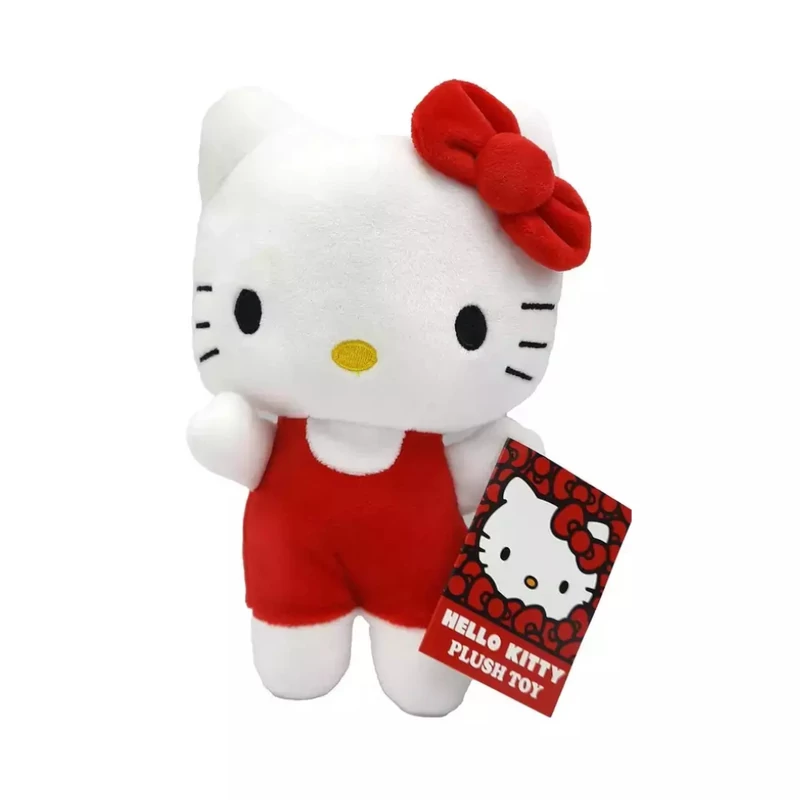 Hello Kitty plüssfigura 20 cm - piros