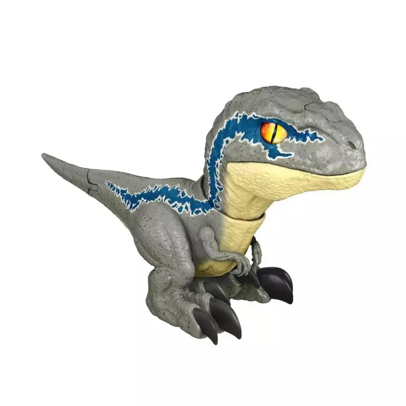 Kék velociraptor interaktív figura 21 cm - Jurassic World