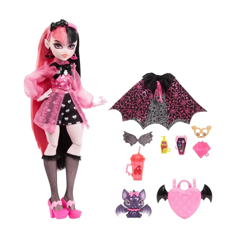 Monster High baba 27 cm - Draculaura