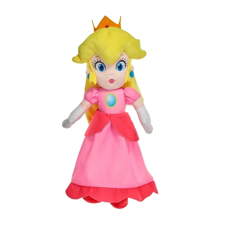 Super Mario Peach hercegnő plüssfigura 30 cm - Peach Princess plüss