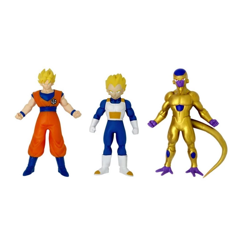 Dragon Ball figura szett - Goku Vegeta, Golden Frieza 